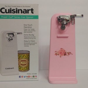 Pink Cuisinart Electric Tall Can Opener, Pink Shabby Roses, KitchenAid , Pink Country Cottage, Shabby Chic Pink Kitchen