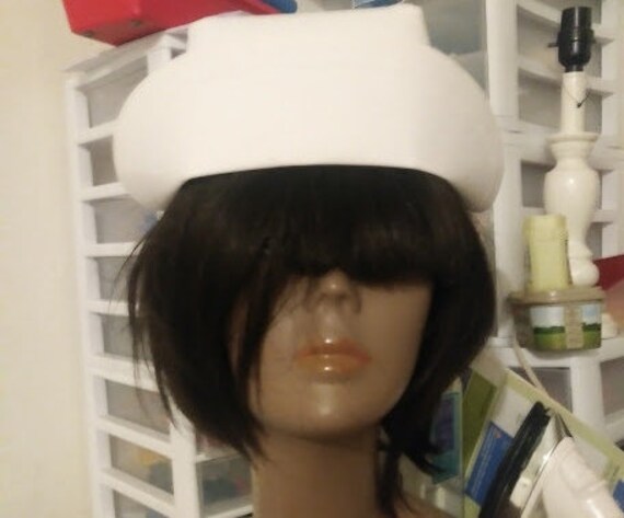 Authenic Hem Stitching Round Nurses Cap - image 1