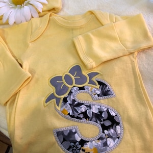 Baby Layette - Baby Gown - Monogram - Custom Baby Photo