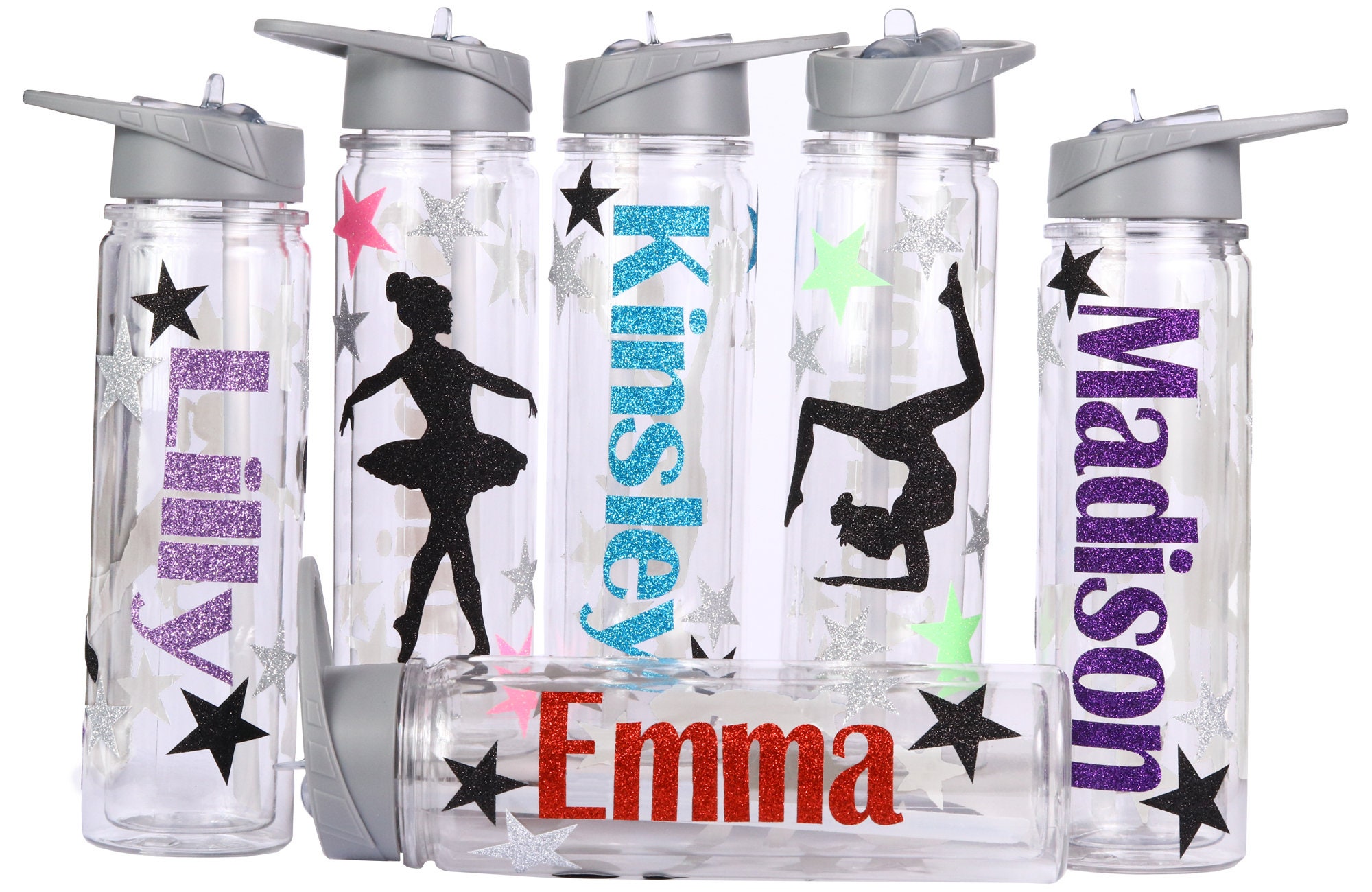 Personalized Sports Water Bottles Etsy