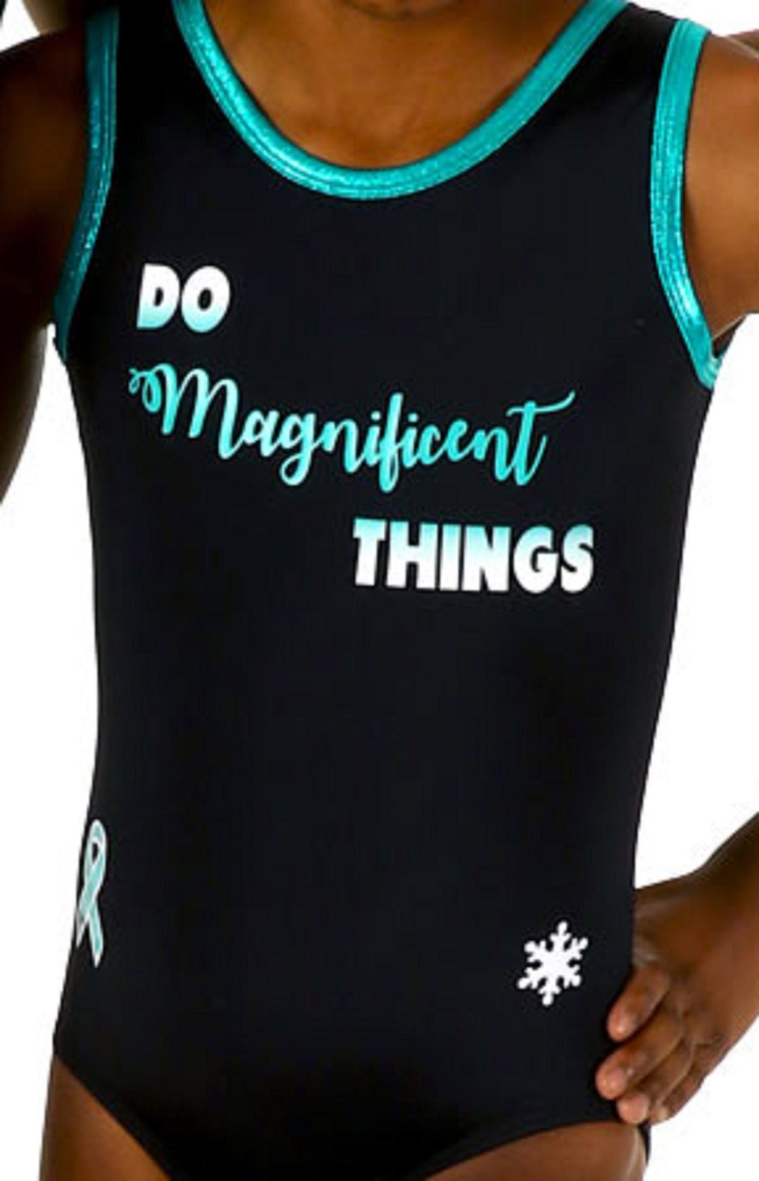 Magnificent Stuff Do Magnificent Things Girls Gymnastics Leotards by Snowflake Designs - Etsy