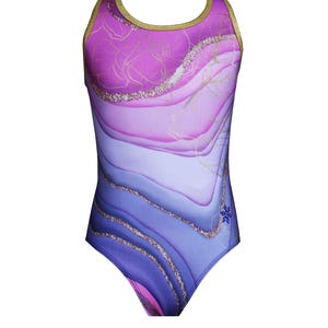 Inner Peace Purple Gymnastics or Dance Leotard