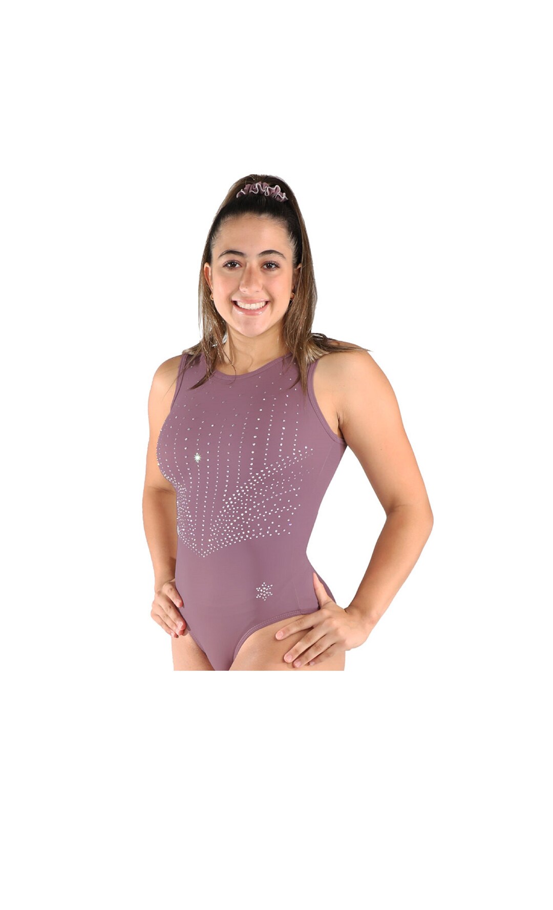 DNA - Adult Horizon Tank Luxe Leotard - Champagne main image 1