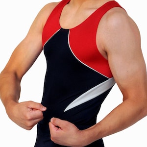 Boys/Mens Muscle Gymnastics Singlet