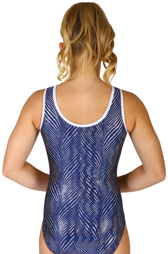 navy dance leotard