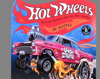 Custom Hot Wheels Gasser Candy Striper