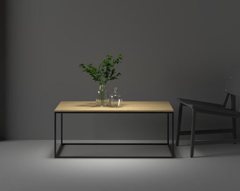 Metal Coffee Table, Modern Coffee Table - Industrial, Loft, Minimalism