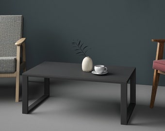 Metal Coffee Table, Modern Table - Industrial, Loft, Minimalism