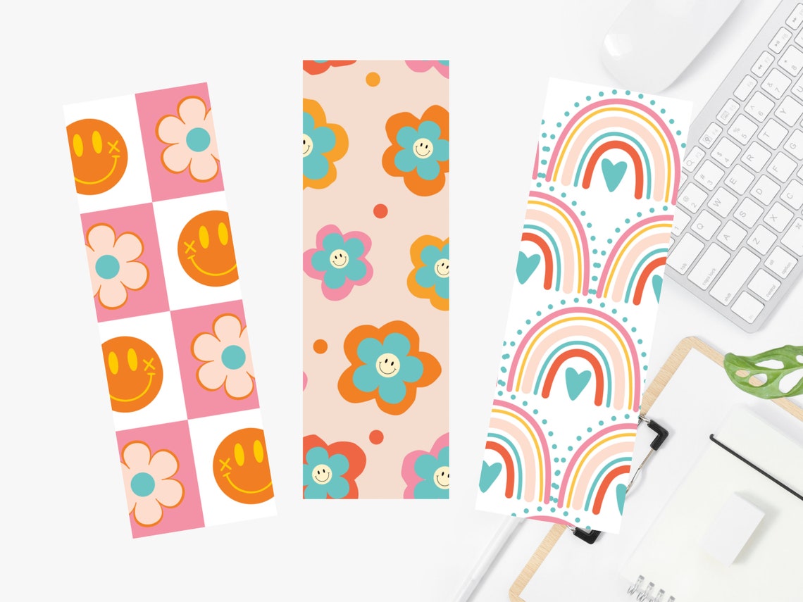 Aesthetic Bookmark Printable Bookmarks, Printable Book Tabs, Vintage ...