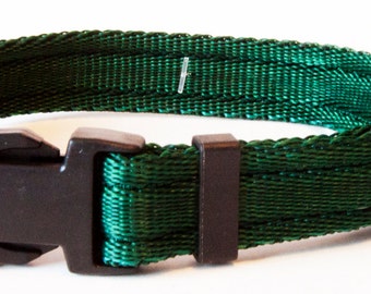 Pet Dog Collar, Easy Snap Link, 25mm (1in) Large/Medium Dogs Cushion Web 12 to 19 inches