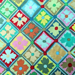 Kaffe Fassett Antwerp Cotton Fabric - Green Floral Fat Quarter