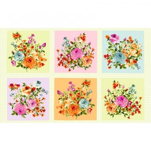 Bloom On Quilt Kit by Maywood Studio  - Full on Florals  - OOP QUILT KIT -