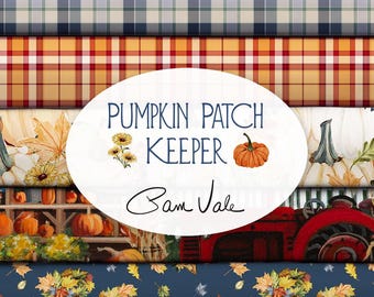 Pumpkin Patch Keeper,  8 Fat Quarter Bundle – Pam Vale - Camelot Autumnal fabrics