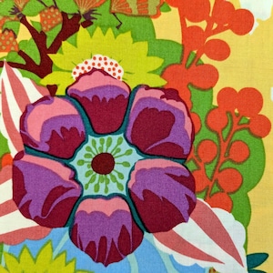 Hand Drawn Garden - Centerpiece by Anna Maria Horner - quilt cotton -  1/2 yard - Free Spirit -  OOP rare fabric
