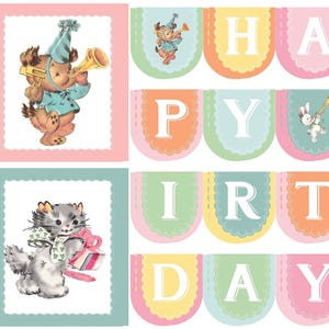 Perfect Party Banner - Lindsay Wilkes of Cottage Mama by  Penny Rose designs  fat quarter Riley Blake  - oop - hard to find