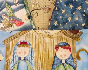 Oh Holy Night - Panel, yardage bundle  - Jacquelynne Steve - Henry Glass  fabric - quilt cotton - rare