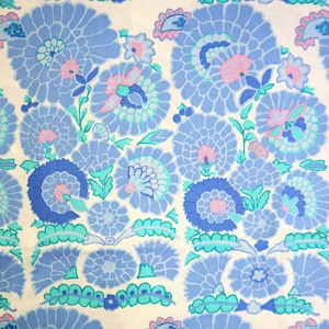 Kaffe Fassett - Henna for Westminster Fibres  - blue - RARE Oop VHTF Fq Fat Quarter