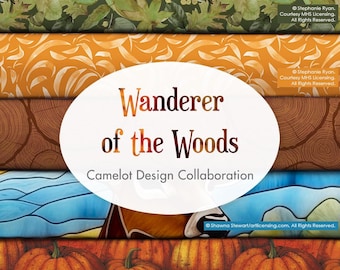 Wanderer of the Woods - 10 Fat Quarter Bundle – Camelot fabrics, Stephanie Ryan designs