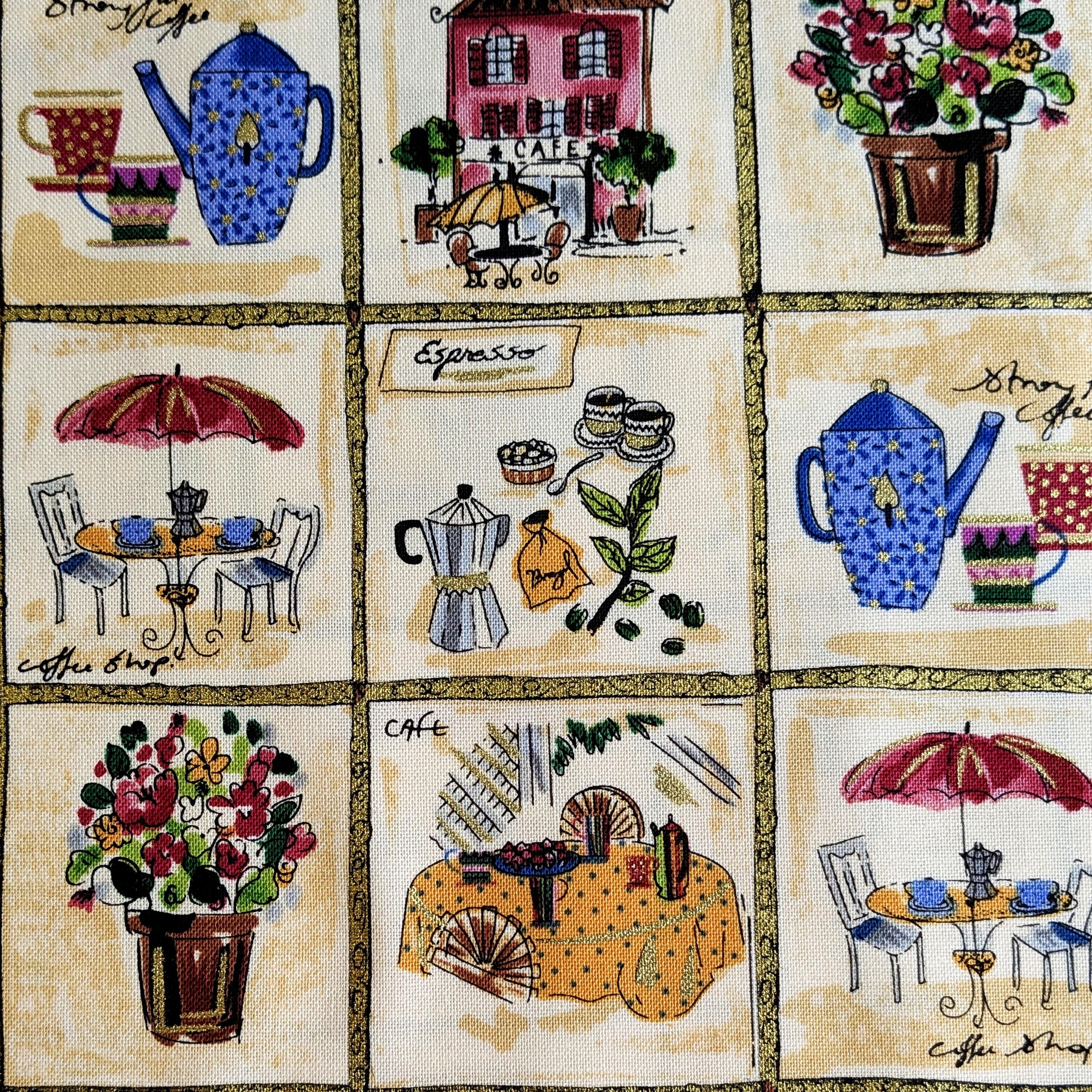 Tissu patchwork Northcott petits ronds - Coq en Patch, le spécialiste
