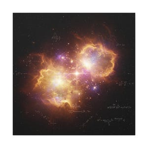 Cosmic Canvas Wall Art, Space Decor, Galactic Artwork, Astronomy Gift, Nebula Artwork