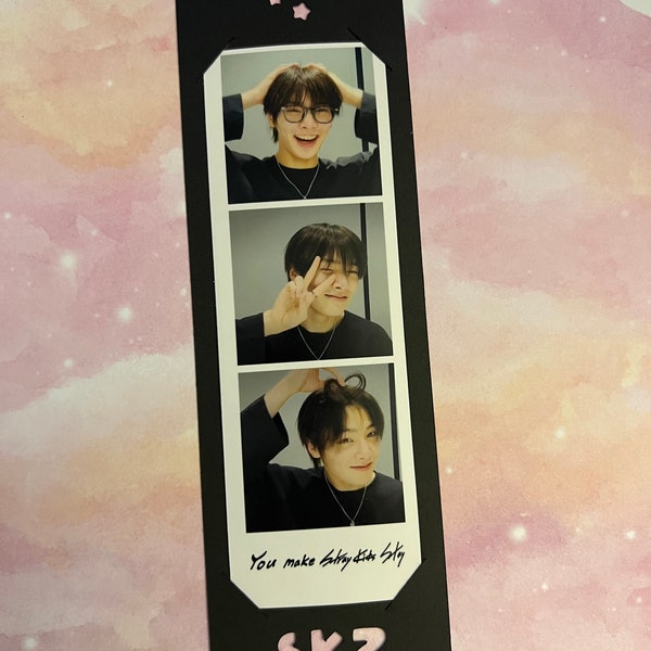 Stray Kids Jeongin's Handwriting Photo Booth strip