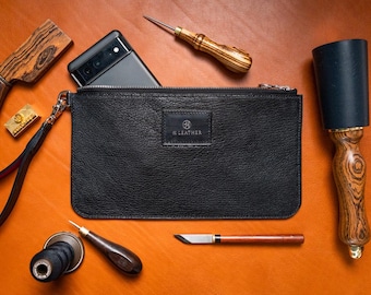 Simple Leather Clutch Bag PDF Pattern Pack