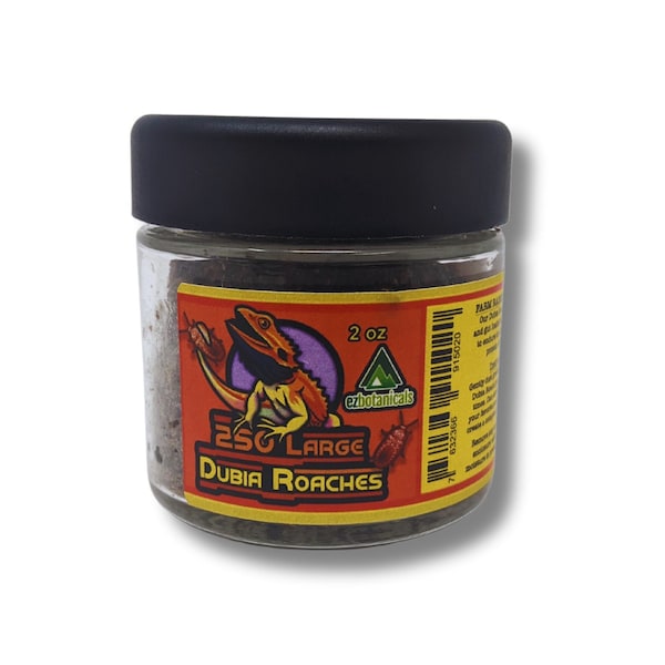 2 oz de nourriture pour reptiles bio granulés Dubia cafards pour reptiles, poulets. et oiseaux 60 grammes