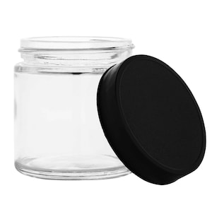 6 Pack: 3oz Glass Jar with Child Resistant Cap