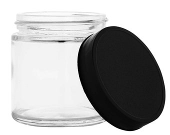 36 Pack: 3oz Glass Jar with Child Resistant Cap