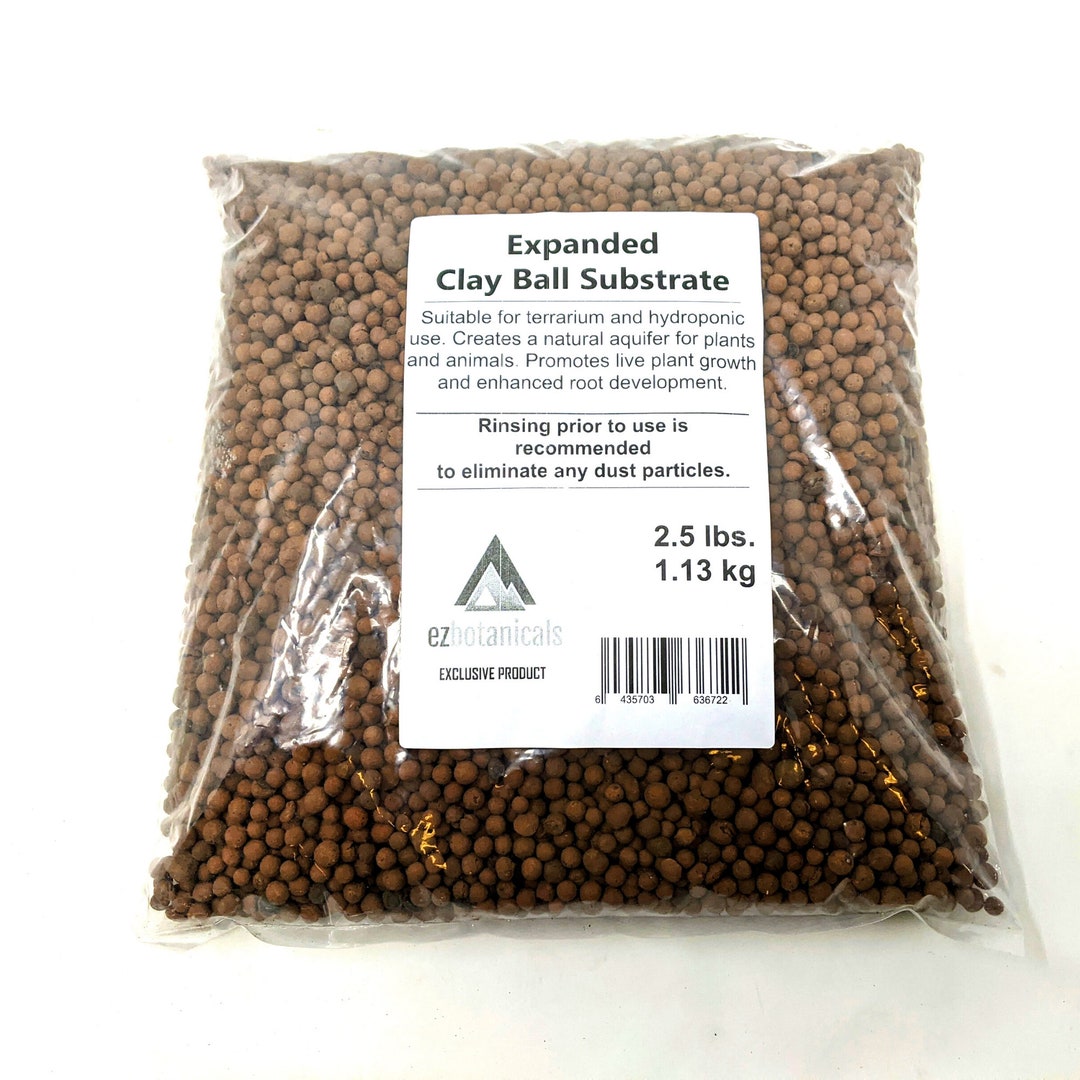 5 Pounds Expanded Clay MICRO Leca Ball Substrate for Hydroponic and Terrarium Etsy