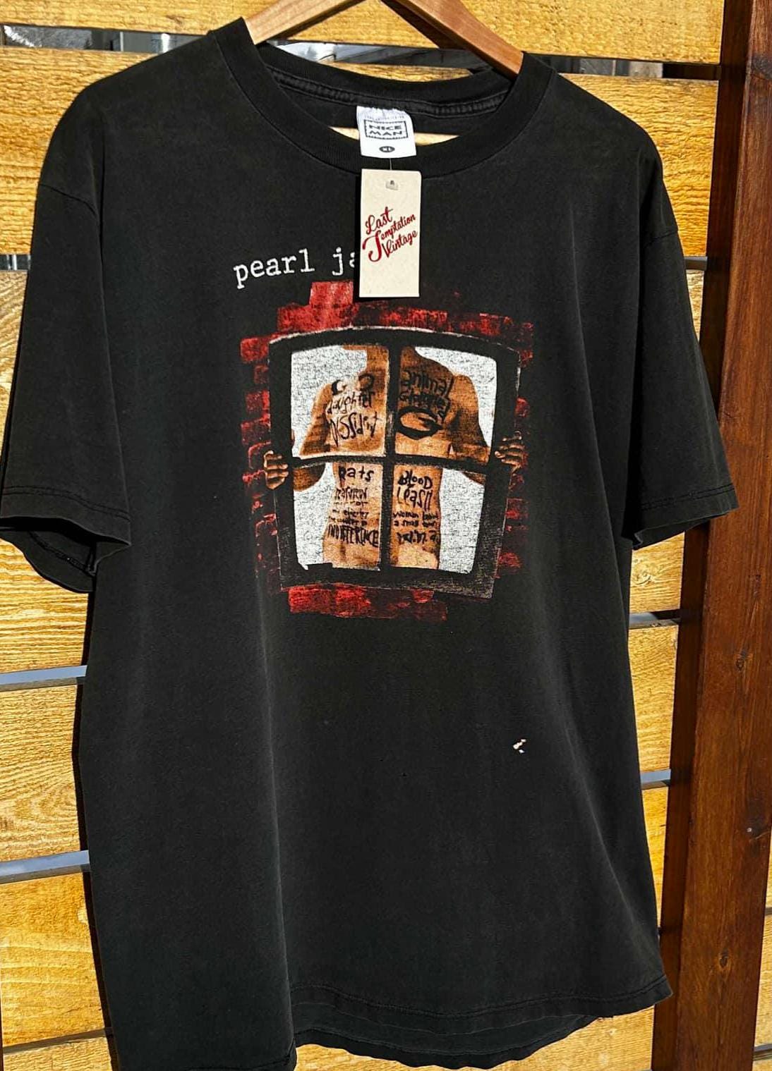 Rare Pearl Jam Shirt - Etsy Rare Pearl Jam Shirt - Etsy