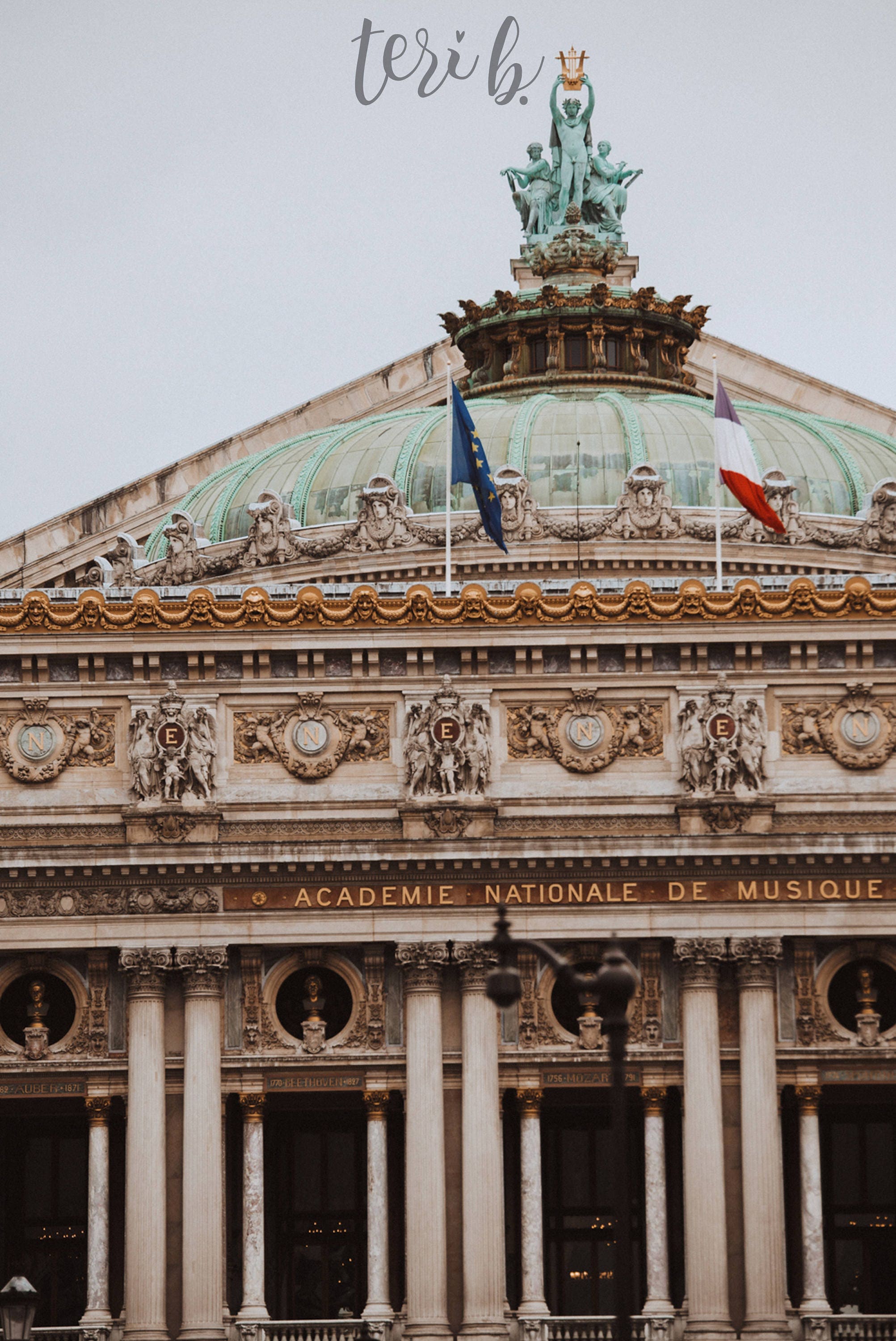 Paris Opera Garnier Photograph – Parisian Architecture Art Print