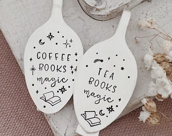 Bent Spoon Bookmark: Vintage Silver Plate Cutlery, Book Lover Gift