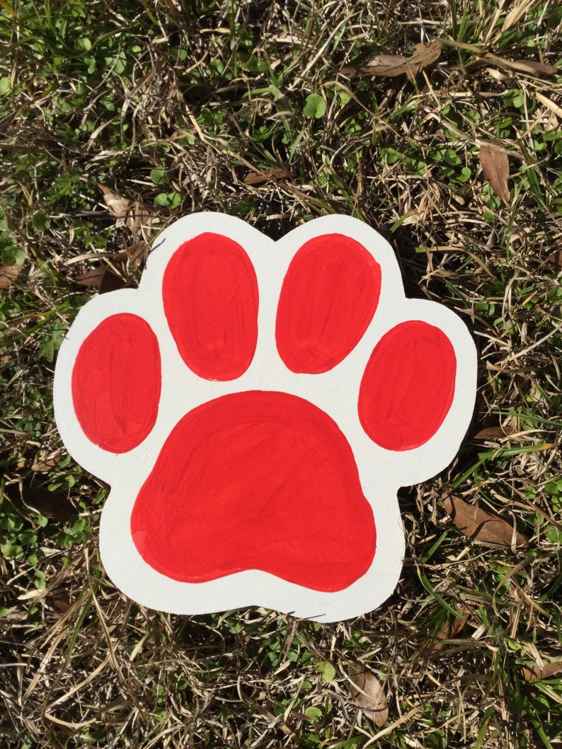 Paw Attachment for Wood Door Hanger Wreath