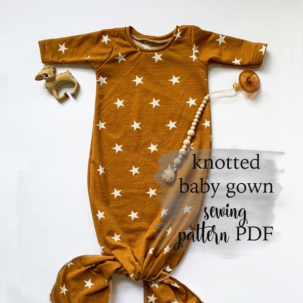 BABY GOWN Sewing Pattern pdf | 3 sizes