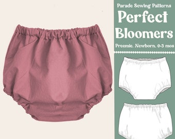 The PERFECT BLOOMERS SEWING Pattern pdf | 11 Sizes | Diaper Cover Pattern, Bloomer Sewing Pattern, Baby Bloomer Pattern, Bummies Sewing