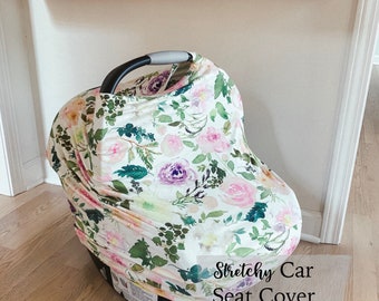 Sewing Pattern PDF |The Stretchy Car Seat COVER pattern, 4-in-1 | shopping cart cover | car seat canopy | A0 pattern included