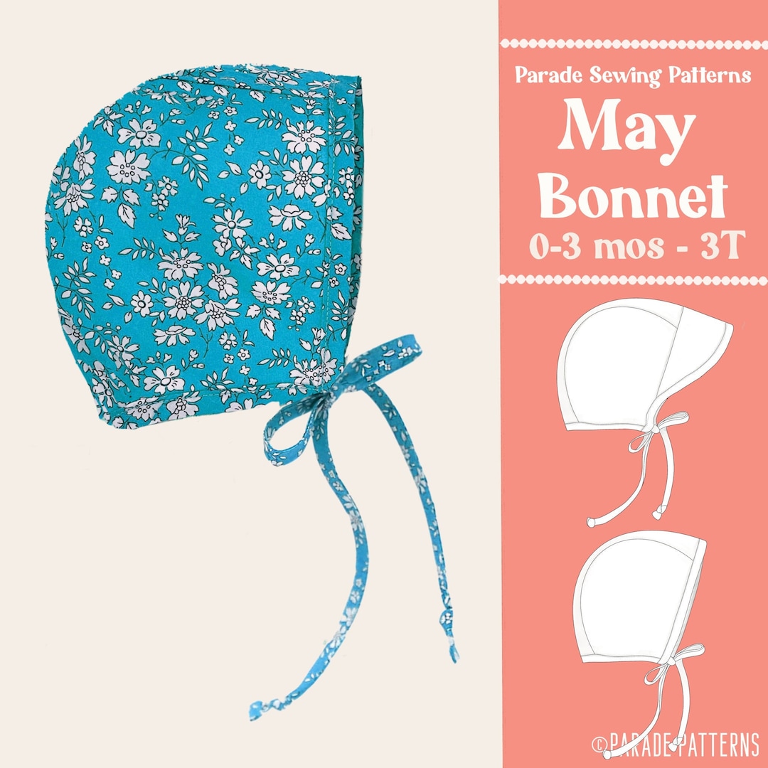 BABY BONNET SEWING Pattern Pdf | Includes A0 Projector File and Video ...