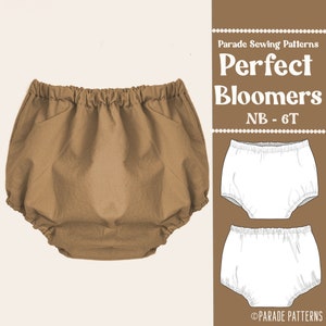BLOOMERS SEWING Pattern pdf | 11 Sizes | Diaper Cover Sewing, Baby Bloomers Sewing, Bummies Sewing, Kids Bloomers Pattern