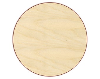 Circle - Wood Circle - Circle Shape - Unfinished Wood Circles - 160207