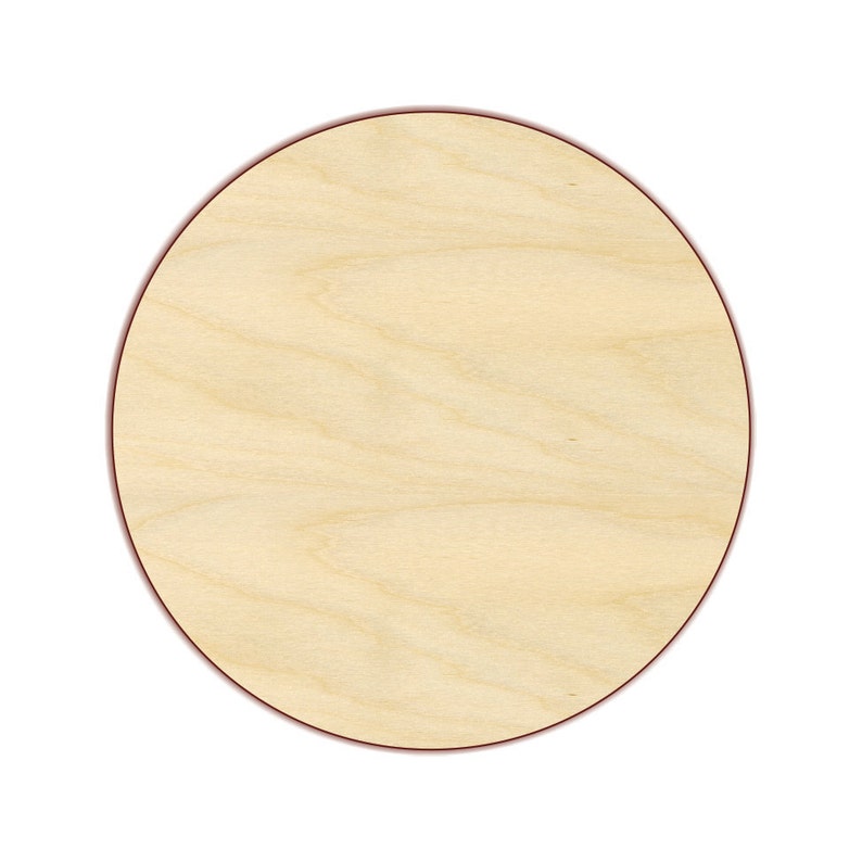 Circle Wood Circle Circle Shape Unfinished Wood Circles Etsy