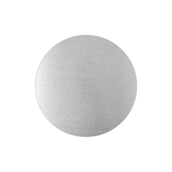 Circle Aluminum Blanks - Stamping Blanks - Stamping Supplies - Laser Cut Aluminum Blanks - Aluminum Discs