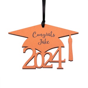 Personalized Graduation Ornament - Class of 2024 Christmas Ornament - 2023 2024 2025 2026