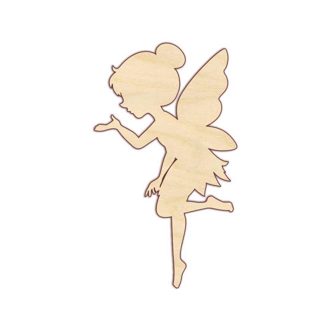 Fairy - Laser Cut Out Unfinished Wood Craft Shape MYTH25 Fairy - Laser Cut Out Unfinished Wood Craft Shape MYTH25