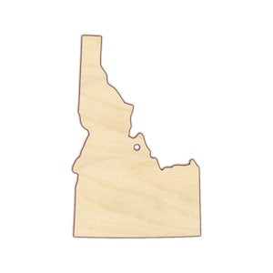 Idaho Ornament Blank - Christmas Ornament - Unfinished wood