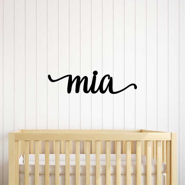 Wood Name Sign - Children's Name Sign - Child Name Sign - Unfinished Wood Name - Wood Cutout - Font 25