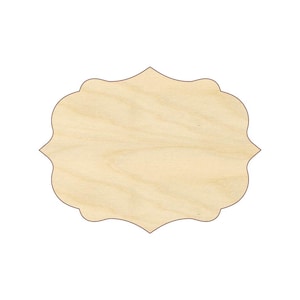 Wooden Plaque - Plaque - Wood Plaque - Unfinished Wood Plaque - Wood Craft Shapes - 170325