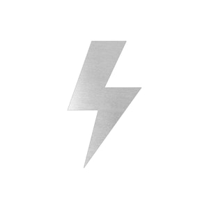 Lightning Bolt Aluminum Blanks - Stamping Blanks - Stamping Supplies - Laser Cut Aluminum Blanks - 170631