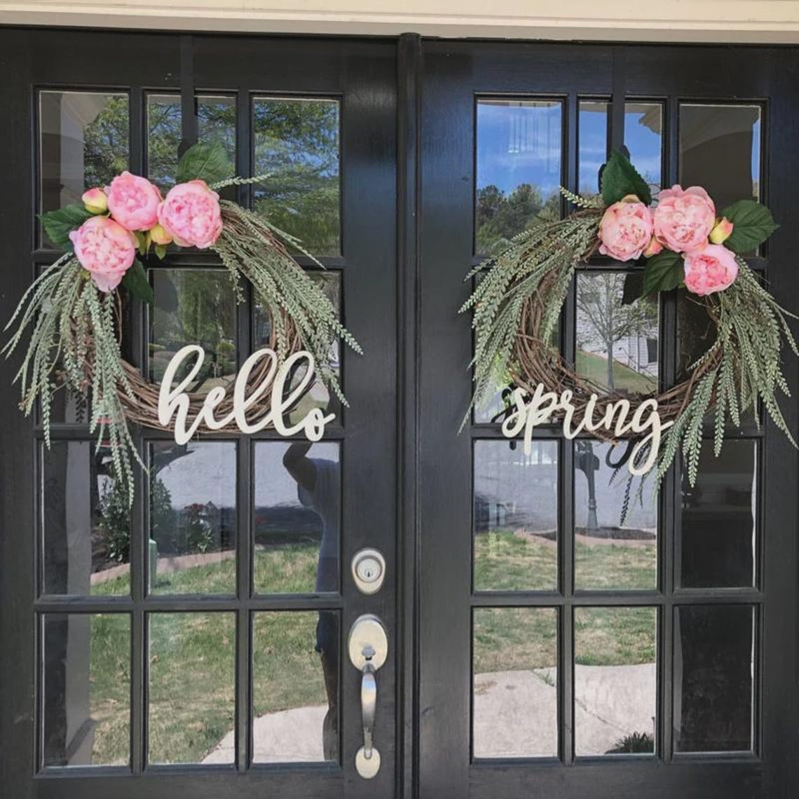 Hello Wooden Sign – Modern Cursive Wood Word - Etsy