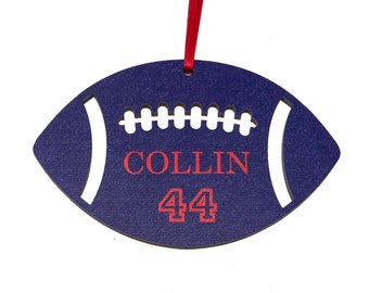 Football Ornament - Personalized Christmas Ornaments